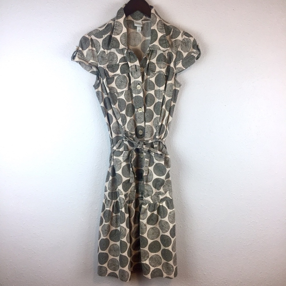 🌻3 for $20 Merona Cream and Swirl Dress